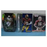 Three 1990-2021 Assorted NFL Trading Cards
