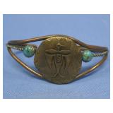 Southwest Copper Thunderbird Bracelet