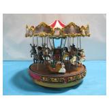 Vtg Mr. Christmas Carousel Animated Decoration See