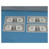 (2) Consecutive Sets Of Uncirculated $1 Bills
