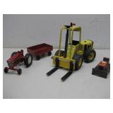 One ERTL & Two Tonka Toy Trucks See Info
