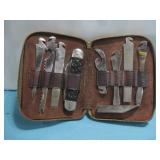 Vtg Utica Cutlery Co. Deluxe Pocket Tool Kit