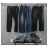 Various Pairs Of Jeans Sz 36x30