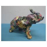 Expoxied Fabric Elephant 11' Tall