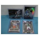 Four 2021-2025 Assorted NFL Trading Cards