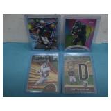 Four 2022-2024 Assorted NFL Trading Cards