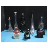 8- Empty Vtg AVON Bottles St. Bernard & More