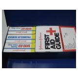 Vtg Johnson & Johnson Metal First Aid Kit 8161