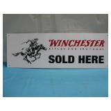 Winchester Rifles & Shotguns Metal Sign See Info