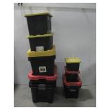 (11) Plastic Storage Bins See Info