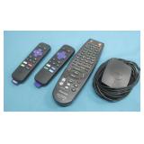 2 Roku & Pioneer Remote Controllers Sirius Antenna