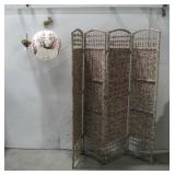 Magazine Whicker Room Divider, Japanese See Info