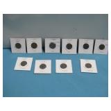 (10) Consecutive 1941-1950 Lincoln Cents