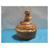 Vtg Ceramic Cookie Nut Cookie Jar