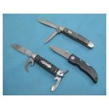 3- Pocket Knives Kamp-King  Imperial Frost Cutlery
