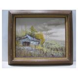 Framed Milton Lenoir Oil Painting See Info