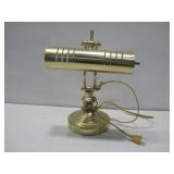 Brass Desk Lamp Powers On 12.75' Tall