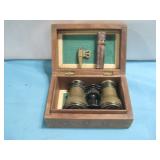 Antique Lemaire Brass Opera Glasses & Simplex See