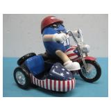 Vtg M&Ms Freedom Rider Candy Dispenser W/Sidecar