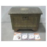 Brass Copper Clad Trunk W/NIP Polishing Tools See