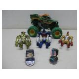 2022 BKT Monster Truck Toy, (3) Action Figures See