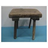 Vtg Milking Stool 13' x 10' x 12' See Info