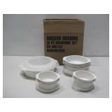 Vtg Anchor Hocking 14-Piece Microwave Set See Info