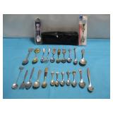 24-Vtg Souvenir Spoons See Info
