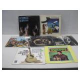 Seven Assorted Vinyl Records Rolling Stones & More