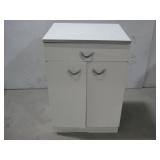 Vtg MCM Enameled Metal Kitchen Base 2-Door See