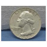 1964 Washington Silver Quarter 90% Silver