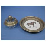Vtg S.S Frank M Whiting Equestrian Coaster See