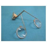 Vtg. Bausch & Lomb Double Lens Clip On Eyeglass,