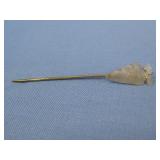Original Old Bird Point Arrowhead Stick Pin