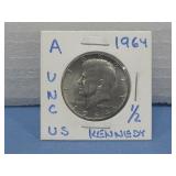 1964 Kennedy Half Dollar 90% Silver