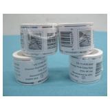 (4) 2024 U.S. Flags Postage Stamp Rolls
