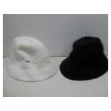 Two Kangol & Liz Claiborne Bucket Hats Sz L See