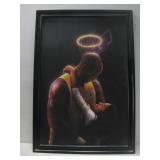 Framed Kobe Bryant & Daughter Print 27' x 39'
