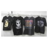 4 Assorted Screen Design Shirts Disney Style See