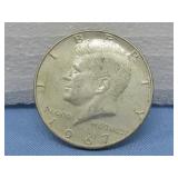 1967 Kennedy Half Dollar 40% Silver