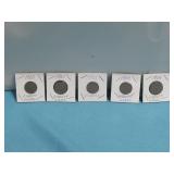 (5) 1900-1905 Liberty V Nickels