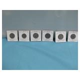 (6) 1906-1912 Liberty V Nickels