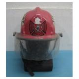 Vtg Lieutenant Fireman's Helmet See Info