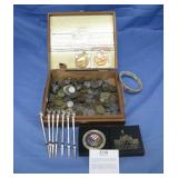 Cigar Box Of Coins, Gems Observed Silver 4lbs