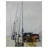 Assorted Fishing Supplies, Three Tackle Boxes See