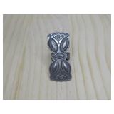 Vtg S.S. Native American Ring Hallmarked 19.0 GMS