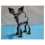 Metal Dog Sculpture 11' Tall See Info