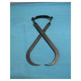 Vtg Ice Block Tongs 12'