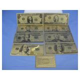 24kt Currency Set W/ COA