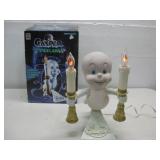 Vtg Halloween Casper Candelabra See Info